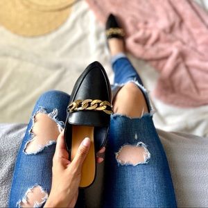 Black mules flats 🖤